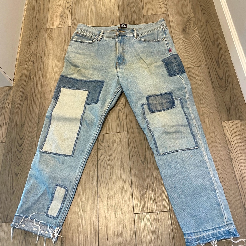 Patchwork Jeans from Urban Outfitters.